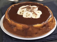 Photo de la Recette: Gâteau au Fromage Blanc et Fruits Choco Caramel