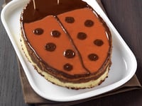 Photo de la Recette: Gâteau Coccinelle au Chocolat au Lait