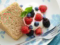 Photo de la Recette: GÂTEAU DES ANGES AROMATISÉ SANS GLUTEN*