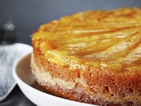 Photo de la Recette: Gâteau Renversé à la Mangue