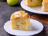 Photo de la Recette: Gâteau Renversé Vanillé aux Pommes
