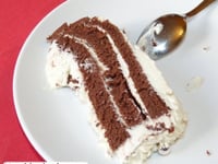 Photo de la Recette: Gâteau Roulé Vertical au Chocolat Crème Mascarpone à la Vanille