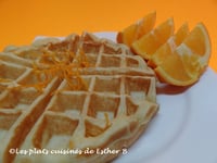 Photo de la Recette: Gaufres à L'orange