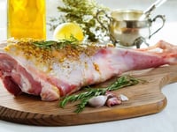 Photo de la Recette: Gigot D'agneau à L'ail et au Romarin