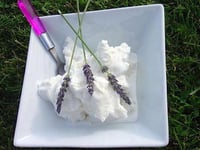 Photo de la Recette: Glace a la Lavande du Jardin Sans Oeufs et Sans Colorant