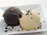 Photo de la Recette: Glace au Sésame Noir et Blond