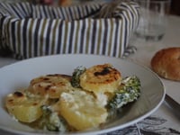 Photo de la Recette: Gratin aux Brocolis et Pomme de Terre