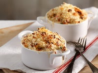 Photo de la Recette: GRATIN CRÉMEUX AU POULET ET AUX LÉGUMES