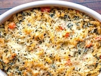 Photo de la Recette: GRATIN D’ARTICHAUTS, D’ÉPINARDS ET DE JALAPENOS