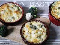 Photo de la Recette: Gratin de Chou Fleur express Sans Gluten ni Lactose Gratin express de Chou fleur & Brocoli (sans gluten & sans lait de vache)