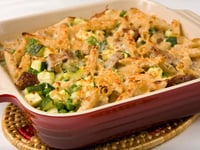 Photo de la Recette: GRATIN DE COURGETTES AU RIZ ET À LA FARCE