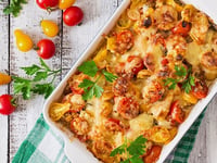 Photo de la Recette: Gratin de Courgettes aux Tomates Cerises
