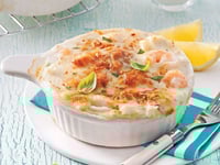 Photo de la Recette: Gratin de Fruits de Mer au Gruyère