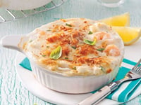 Photo de la Recette: Gratin de Fruits de Mer au Gruyère