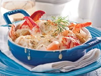 Photo de la Recette: Gratin de Fruits de Mer et Pommes de Terre Grelots