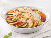 Photo de la Recette: Gratin de Légumes à la Crème de Tofu et Fromage de Chèvre