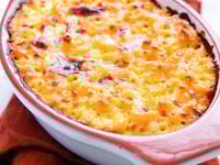 Photo de la Recette: GRATIN DE PÂTES AU JAMBON, GRATINÉ AU FROMAGE RÂPÉ GUSTO INTENSO GIOVANNI FERRARI
