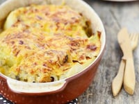 Photo de la Recette: Gratin de Pâtes et Chou-fleur