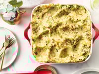 Photo de la Recette: Gratin de Pommes de Terre et Brocoli Pilés au Bacon