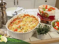 Photo de la Recette: GRATIN D'ORZO AUX LÉGUMES