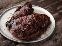 Photo de la Recette: Gros Steak Grillé à Partager