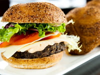 Photo de la Recette: Hamburger Végétarien et Fromage Tranché