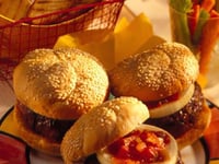 Photo de la Recette: Hamburgers au Fromage Tex Mex et Salsa