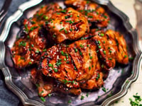 Photo de la Recette: Hauts de Cuisse de Poulet Grillés à L'asiatique