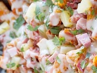 Photo de la Recette: HAWAIIAN ONE PAN PASTA