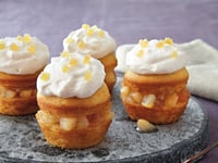 Photo de la Recette: Petits Gâteaux à la Poire et à la Crème au Miel