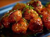 Photo de la Recette: Hors-d'oeuvre de Boulettes de Porc...Sauce Aigre-Douce