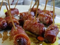 Photo de la Recette: Hors-d’oeuvres de Saucisses et de Bacon