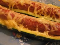 Photo de la Recette: HOT-DOG DE COURGETTE