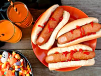 Photo de la Recette: Hot-Dog de L'horreur (Halloween)
