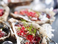 Photo de la Recette: Huîtres Fraîches à la Vinaigrette de Framboises