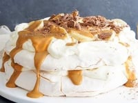 Photo de la Recette: Impressionnante Recette de Banoffee Pavlova