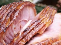 Photo de la Recette: Jambon à la Bière et à la Pêche à L’érable à la Mijoteuse