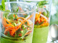 Photo de la Recette: Jardinière en Gazpacho tout Vert