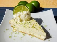 Photo de la Recette: Key Lime Pie - Tarte à la Lime avec 5 ingrédients