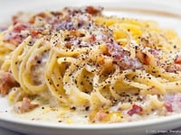 Photo de la Recette: La Vraie Recette des Pâtes à la Carbonara