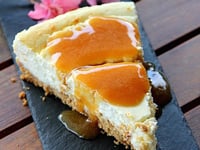 Photo de la Recette: Cheesecake et son Coulis de Nectarine