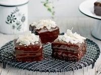 Photo de la Recette: Lamingtons au Chocolat Noir