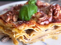 Photo de la Recette: Lasagnes à la Courge & aux Champignons