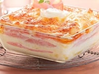 Photo de la Recette: Lasagnes Légères au Chèvre et au Bacon