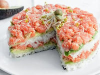 Photo de la Recette: Le Gâteau aux Sushis