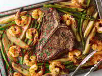 Photo de la Recette: Leaf-Pan Surf et Turf