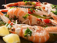 Photo de la Recette: Les Langoustines Poêlées à L'ail et au Beurre