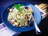 Photo de la Recette: LINGUINES AUX FRUITS DE MER