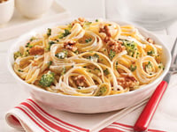 Photo de la Recette: Linguines au Boursin et Brocoli