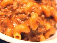 Photo de la Recette: MACARONI AU BOEUF, CHILI ET FROMAGE